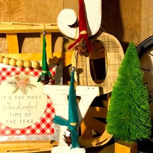 Woodland Gnome Ornaments